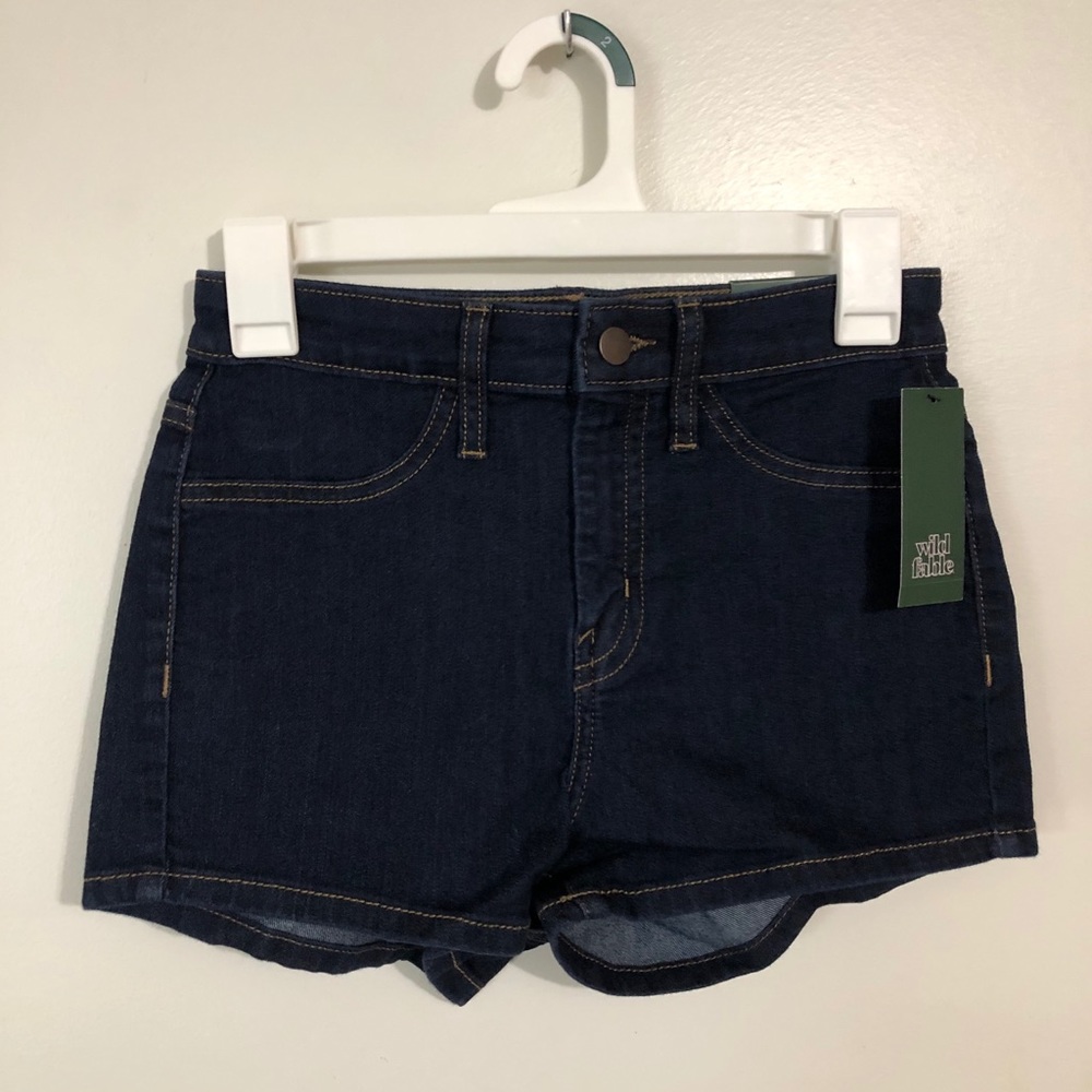 Denim shorts